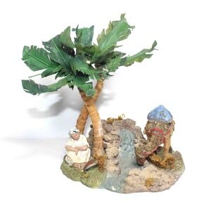Grandeur Noel Nativity Set 5" X 6"  Replacement Oasis Resting Man Camel Figurine